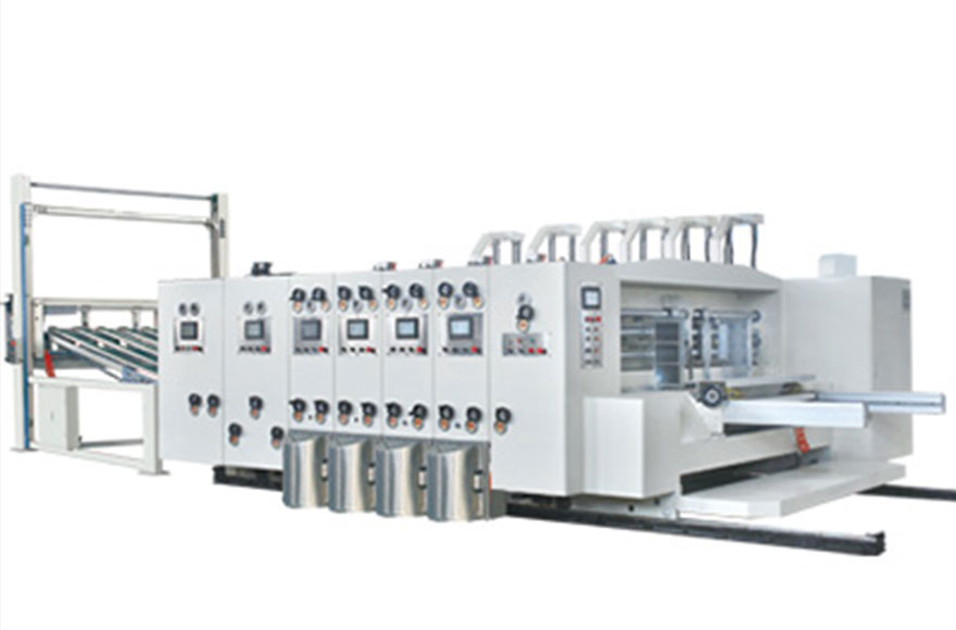郎溪县伟盛纸箱包装厂高速自动印刷开槽模切机 